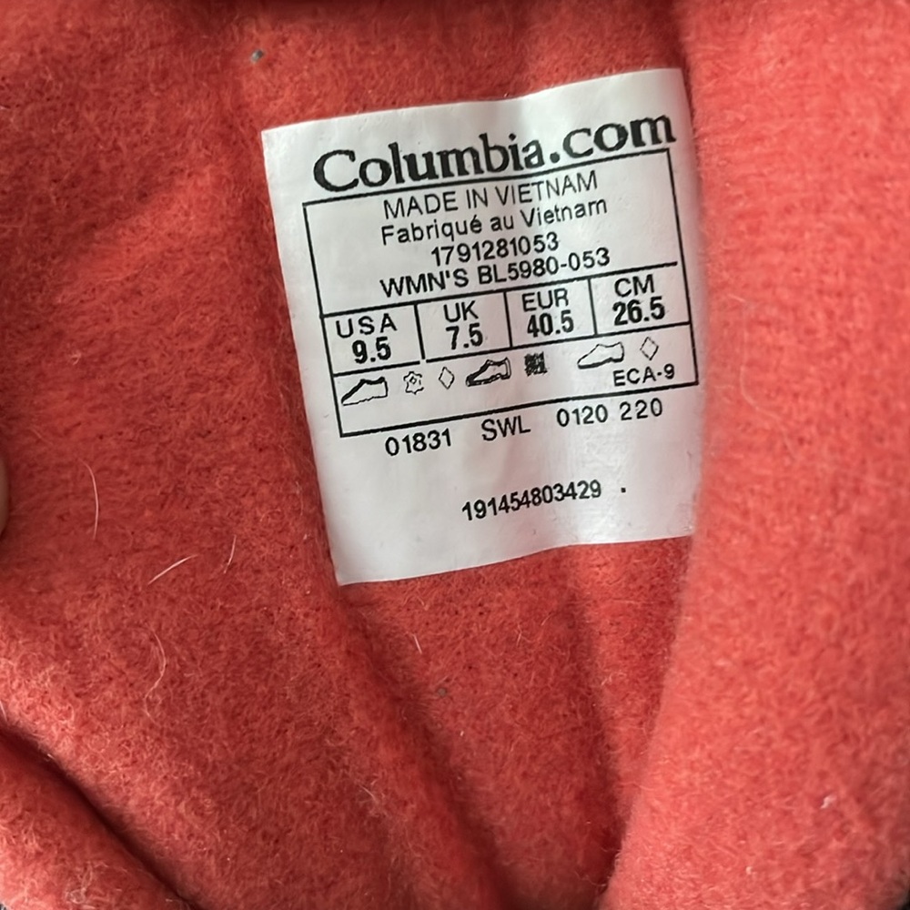 Like New! Columbia women’s Bubaboots III winter boots. 9.5M. - Picture 7 of 8